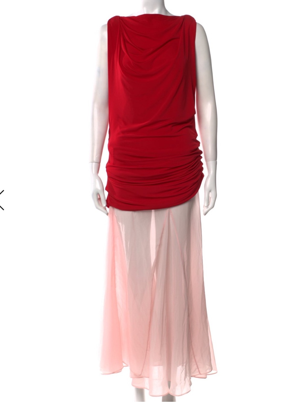 L’Academie Sheer Pink Maxi Skirt - Lightweight Layered Style